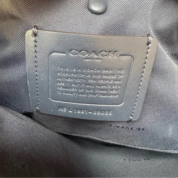 Coach Lora Carryall tote Colorblock in Pewter/Pine Green Aurora Multi Leather - Image 11