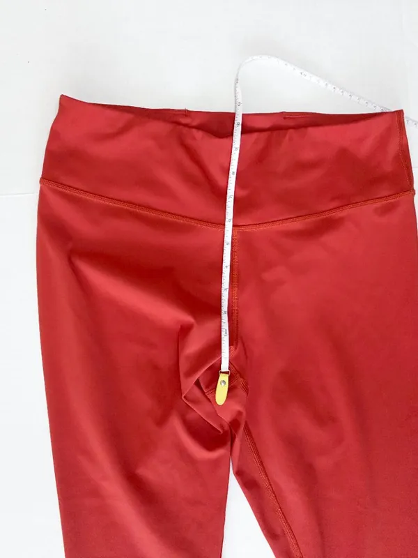 The North Face Elevation 7/8 Leggings - Rust Orange - Size XL - Image 4