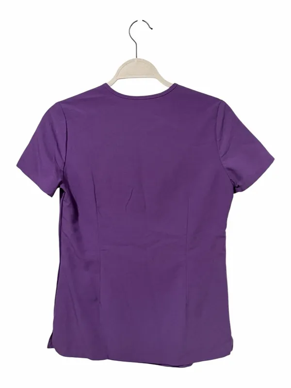 Figs Catarina Scrub Top Ultra Violet Size XXS PO 1651 - Image 3