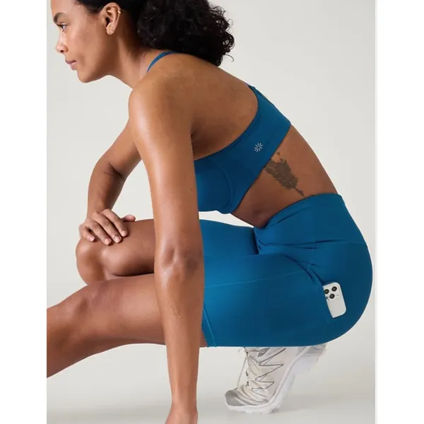 Athleta XS Interval Stash Short 7” X-Small Dark Lapis Blue Bike - Image 2