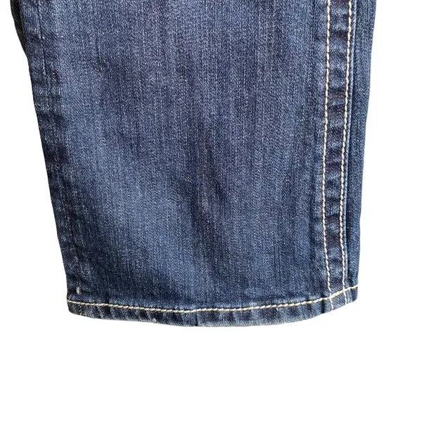 Miss Me Jeans Women's Size 26 boot cut Denim Embellished trim flap‎ Pockets - Image 9