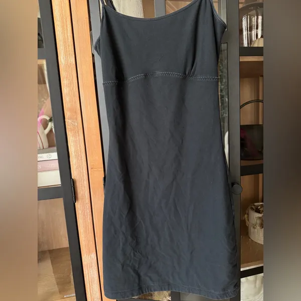SPANX shapewear mini slip dress black cami spaghetti straps undergarment - Image 6