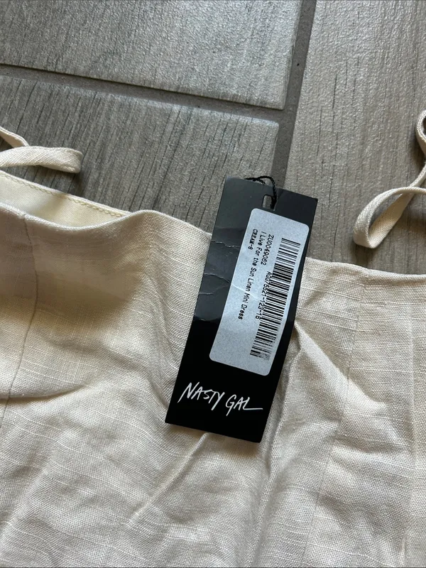 Nasty Gal I live for the sun linen mini dress - Image 3