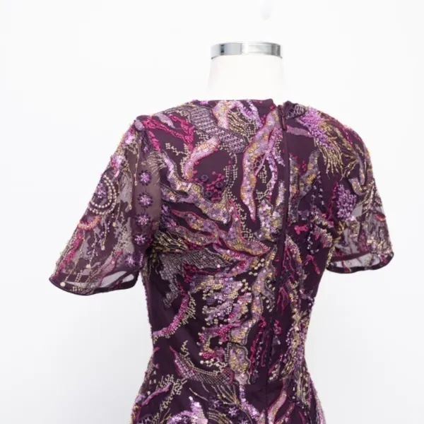 Dress The Population Floral‎ Sequin Embroidery Mini Dress - Image 13