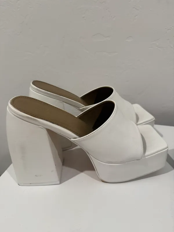 Shein White Heels - Image 2