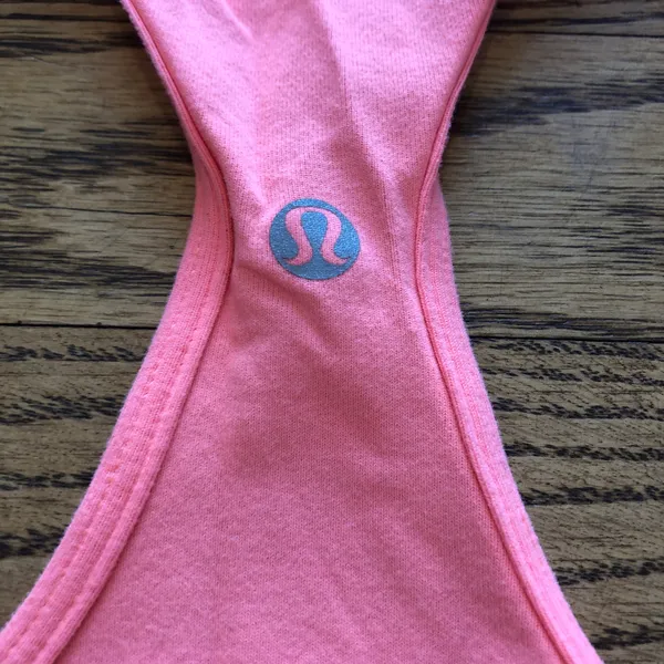 Lululemon Racerback Tank Scoop Neck Peach Pink - Image 5