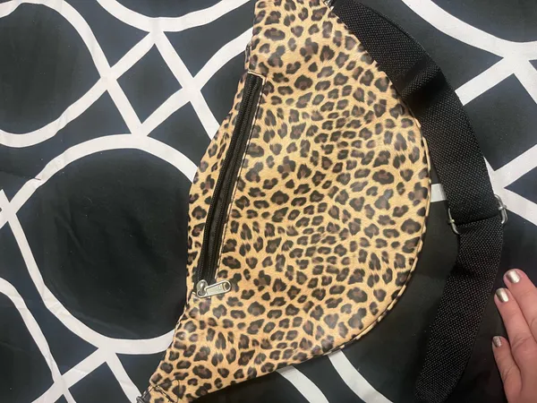 Leopard Print Belt Bag Brown - Image 2