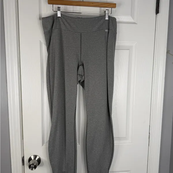 Sz XL Patagonia Capilene Gray Skinny Leg Athletic Pants $99 MSRP - Image 2