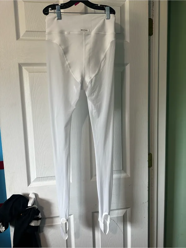 Michi Ambient Stirrup Leggings White - Image 8