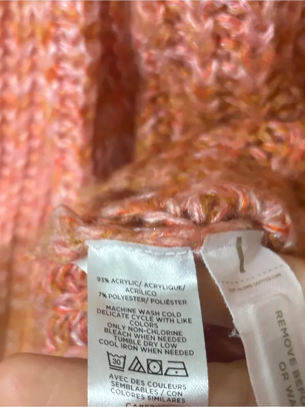 Loft Orange sweater size medium - Image 6