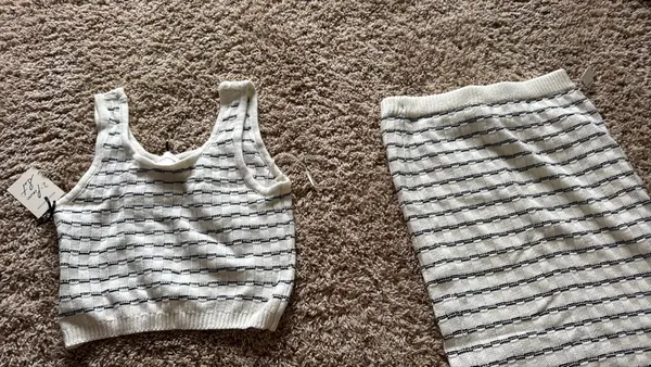 Two piece set White Size XS - Image 2