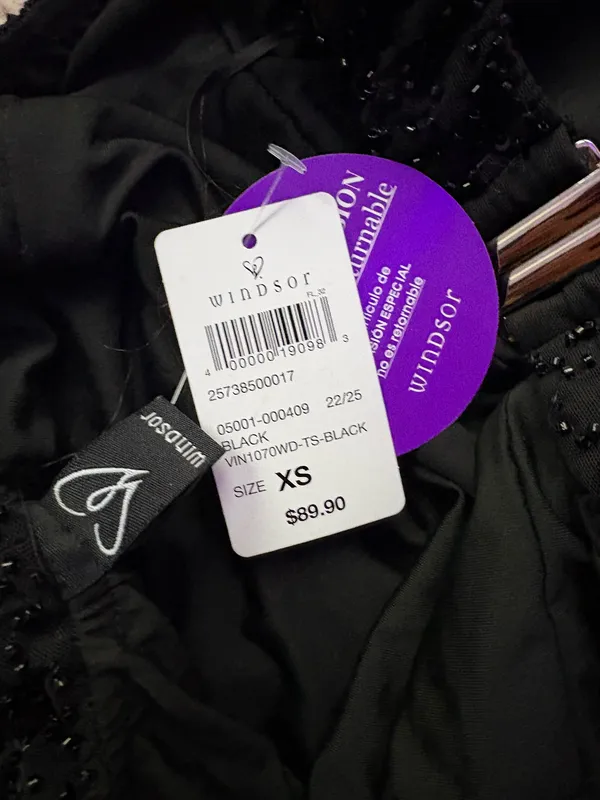 Windsor Homecoming Strapless sequin dress - Image 3