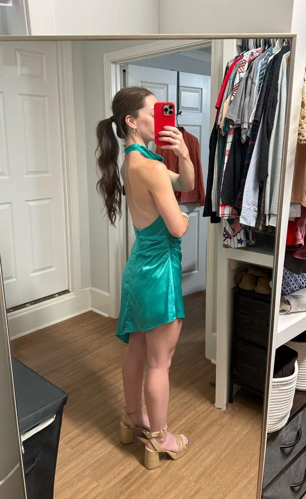 DO+BE Mini Satin Dress - Image 6