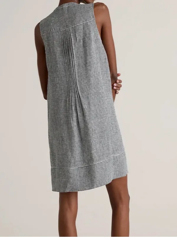 NEW Quince 100% European Linen Sleeveless Swing Dress XS - Image 8