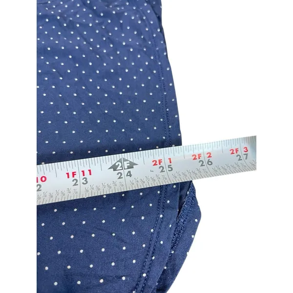 Love by Gap Women’s S Navy Polka Dot Long Sleeve Sleep Shirt “goodnight” Soft - Image 8