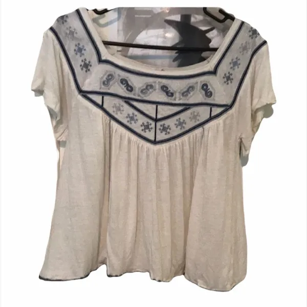 ✨ Free People Muse Embroidered Tee✨ - Image 5