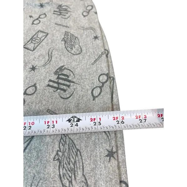 Harry Potter Wizarding World Pajama Set XXL Gray All Over Print Long Sleeve Pant - Image 7