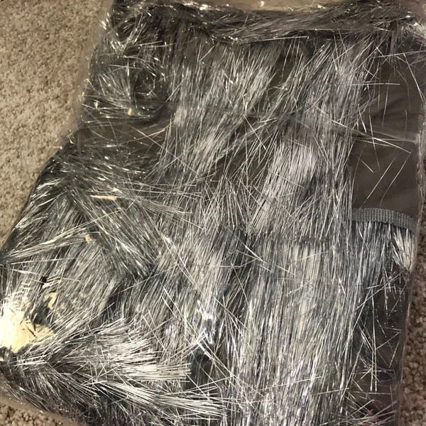 New Silver Tinsel Fringe Jacket women plus size Costume Cowgirl Festival Concert - Image 3
