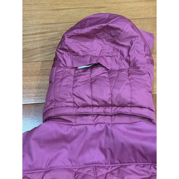 Patagonia Quilted Hooded Insulated‎ Jacket Magenta Lightweight Outdoor size M - Image 10