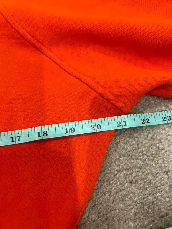 Lululemon Scuba Full-Zip Cropped Hoodie Solar Orange - Image 7