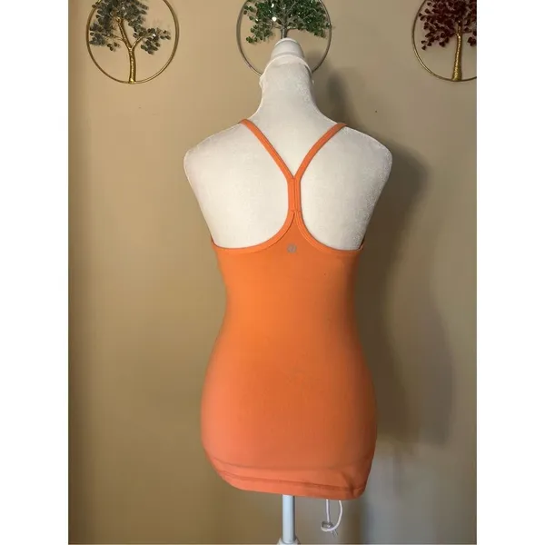 Orange Power Y Athletic Tank Top Size 4 - Image 3