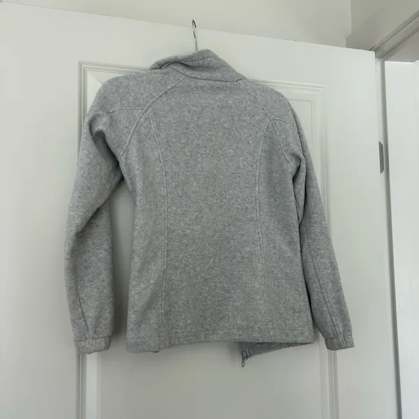 Columbia heather grey fleece jacket Women’s XS - Image 5
