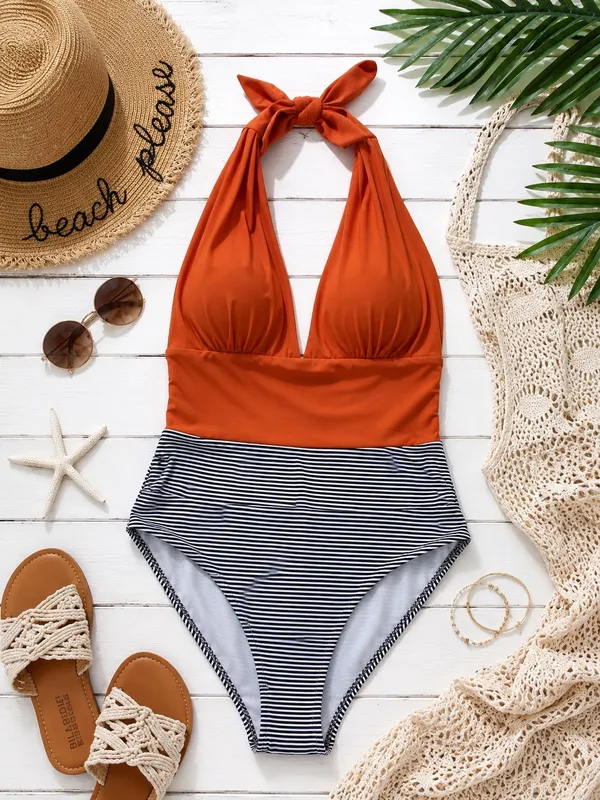 Cupshe One-Piece Swimsuit Halter - Image 5