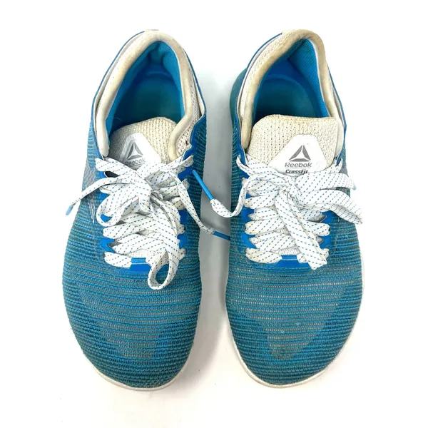 Reebok‎ Size 7 Nano Sneakers Blue White Crossfit Sportswear Athletic Outdoors - Image 2