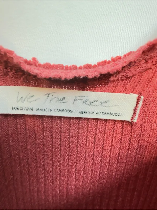 We The Free People Womens Flor De Mayo Pink medium - Image 8