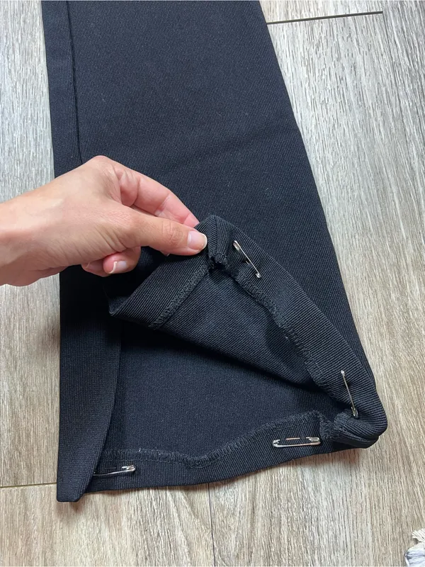 Zara Black Boot-Cut Flare Pants - Image 5