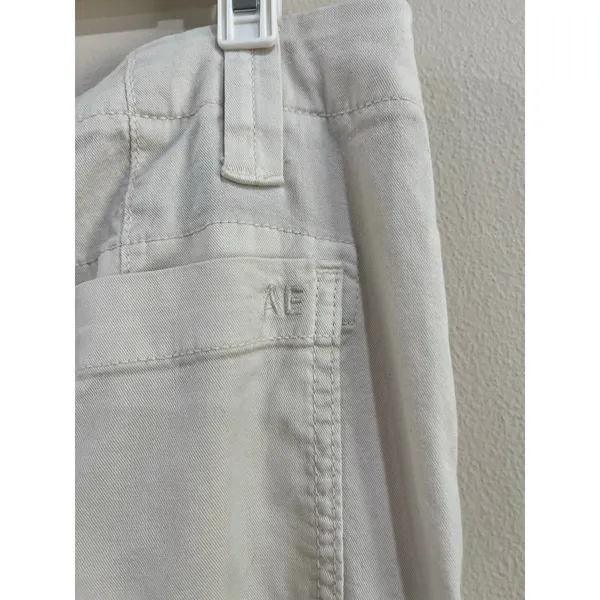 American Eagle‎ Super High Rise Baggy Wide Leg Jeans Size 4 Y2K Denim - Image 9