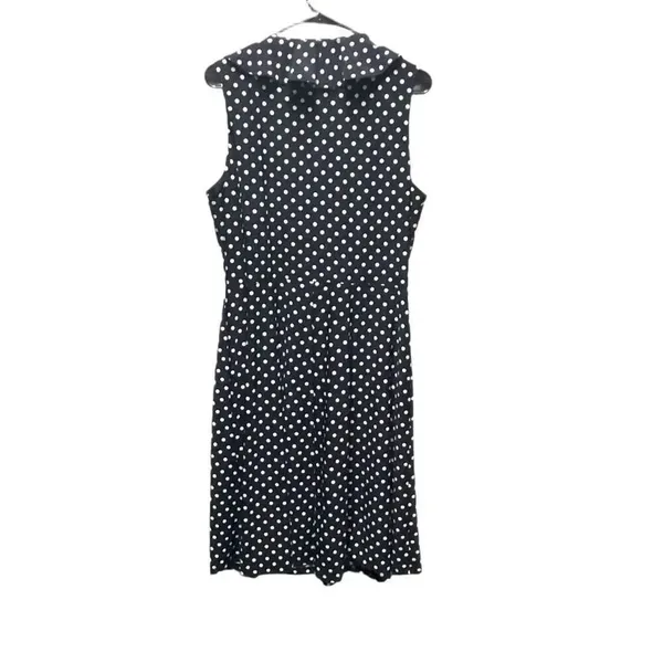 Chaps size XL wrap dress polka dot dress ruffles - Image 3