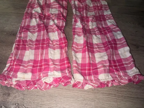 PINK Victoria’s Secret VINTAGE STYLE 2008 OG VS PINK Y2K Hot Pink Plaid Pj Pants - Image 4