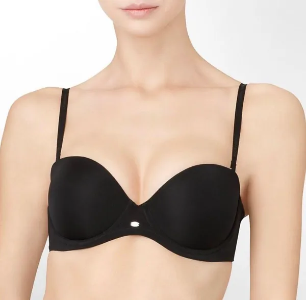 Calvin Klein Naked Glamour Strapless Underwire Push-Up Bra - Image 6