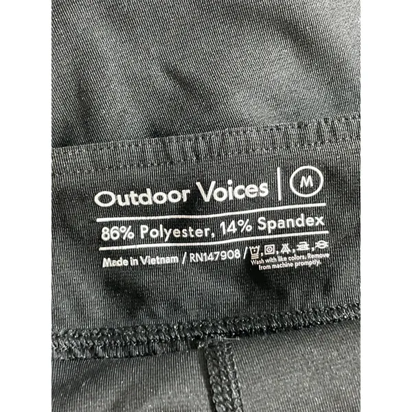 Outdoor Voices Women's Black Tennis Golf Workout Athletic Skirt Skort Size M - Image 5
