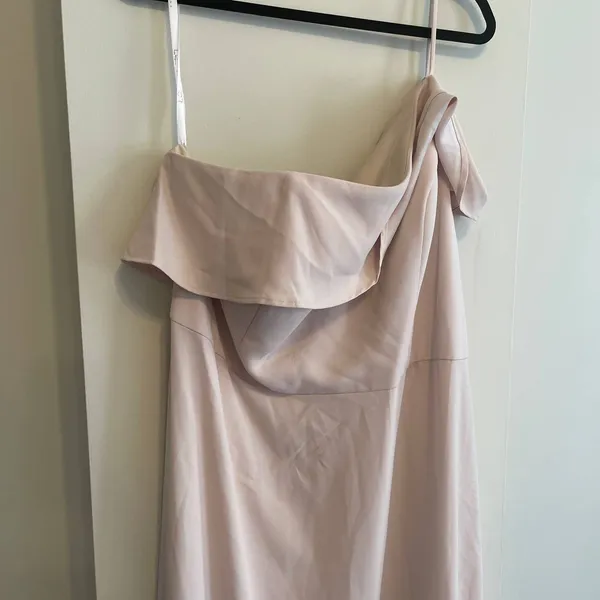 Hayley Paige Occasions Bridesmaids Dress Style W914 Cashmere Size 22 NEW - Image 4