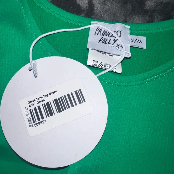 Princess Polly Grace Tank Top in Green Size S/M New with tag - Image 9