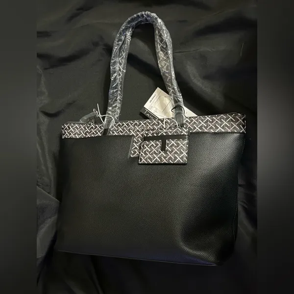 Tahari 3 PC Commuter Multi Compartment Tote Bag Set Purse NWT - Image 16
