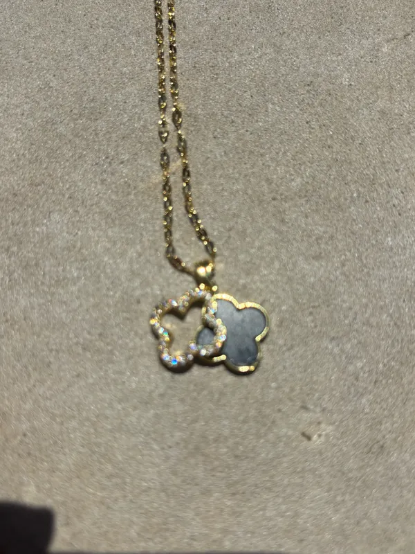 Clover necklace Gold - Image 2
