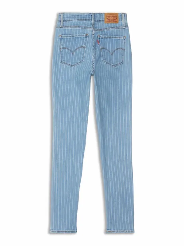 Levi's 721 High Rise Skinny Striped Women's Jeans in sapphire stripe 26 - Image 2