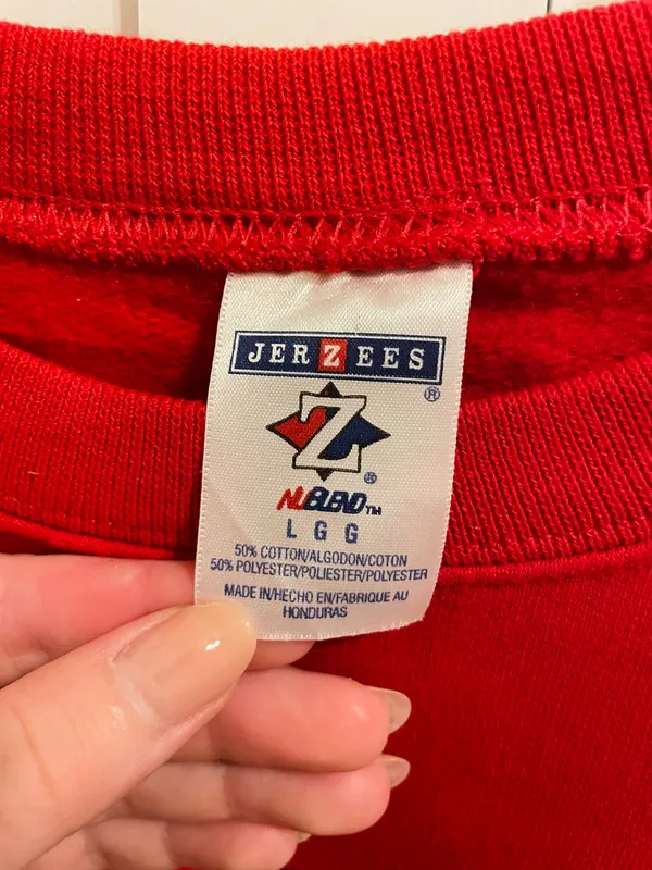 Jerzees Classic Cars Red Crewneck L - Image 3