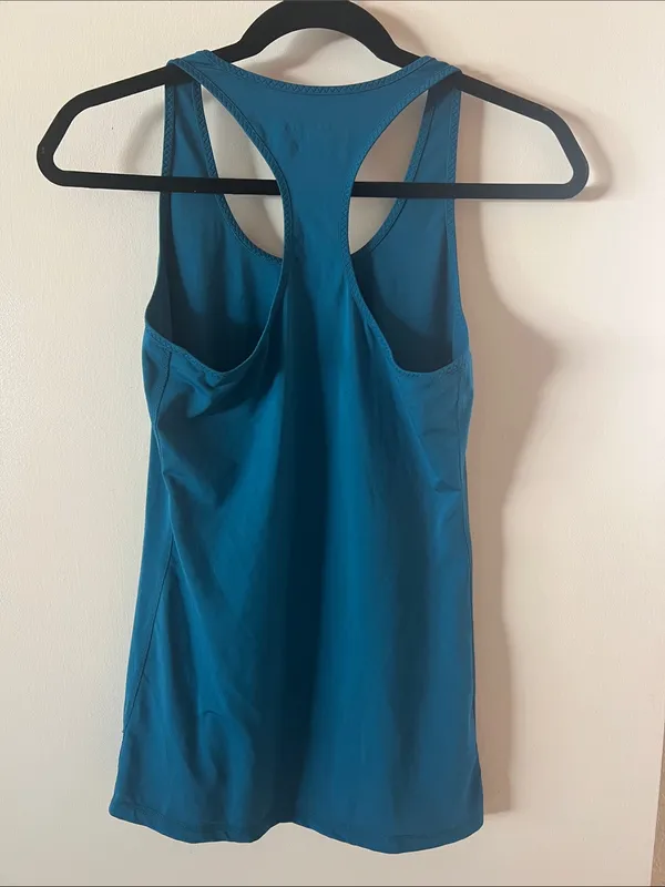 Brooks Teal Racerback Athletic Tank - Image 3
