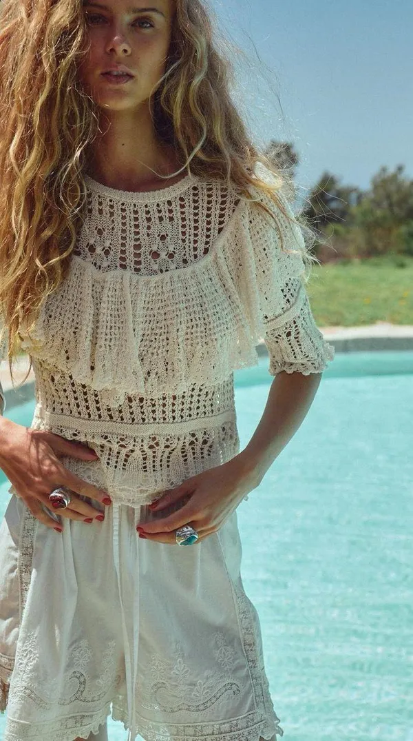 Bohemian Crochet Top - Image 2