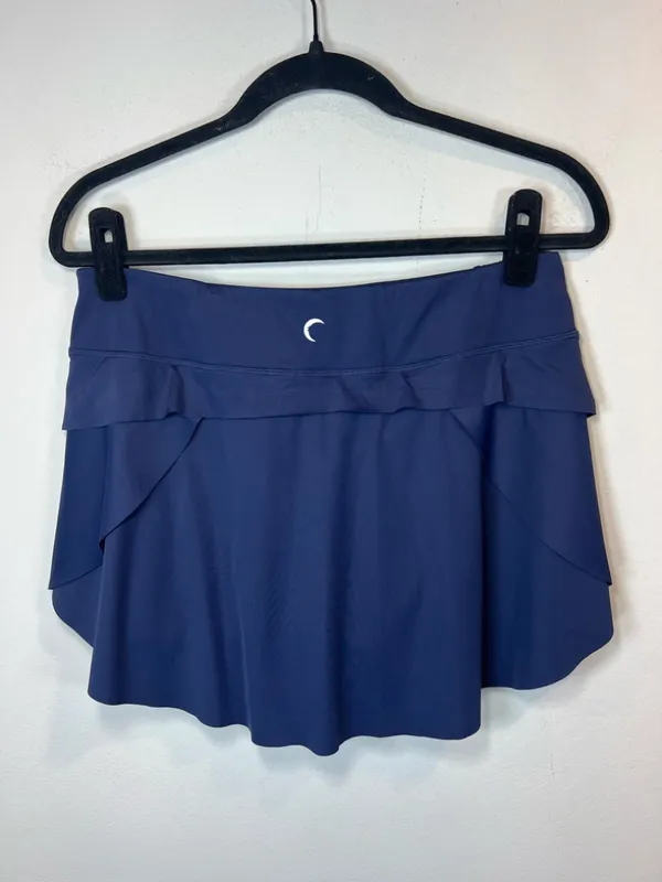 Zyia Active Skort Skirt Navy Blue Mini Pockets Golf Pickleball Athletic Size Lg - Image 6
