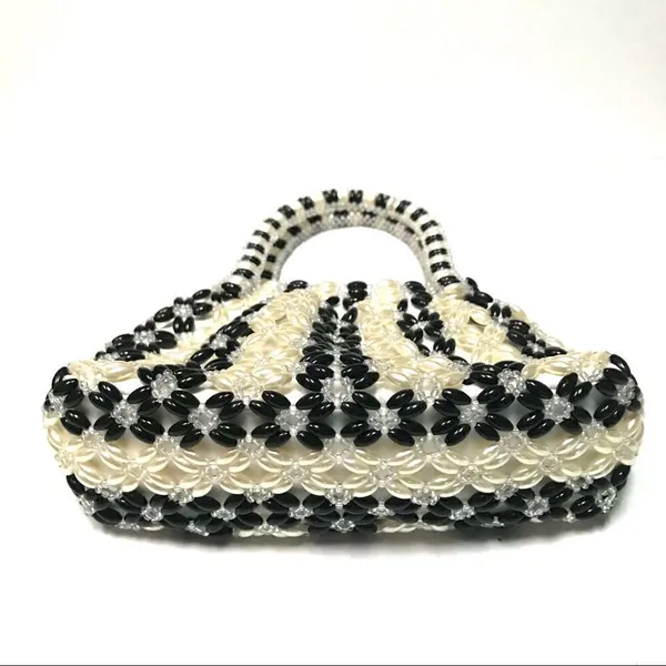 Vintage beaded black - Image 2
