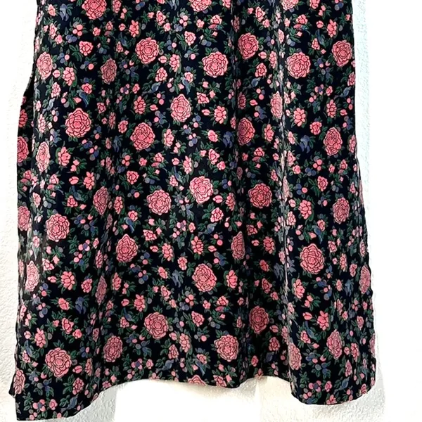 L 10-12 Long Skirt Maxi Velvet Prestige Vintage 80's Dark Academia Cottage Fairy - Image 5