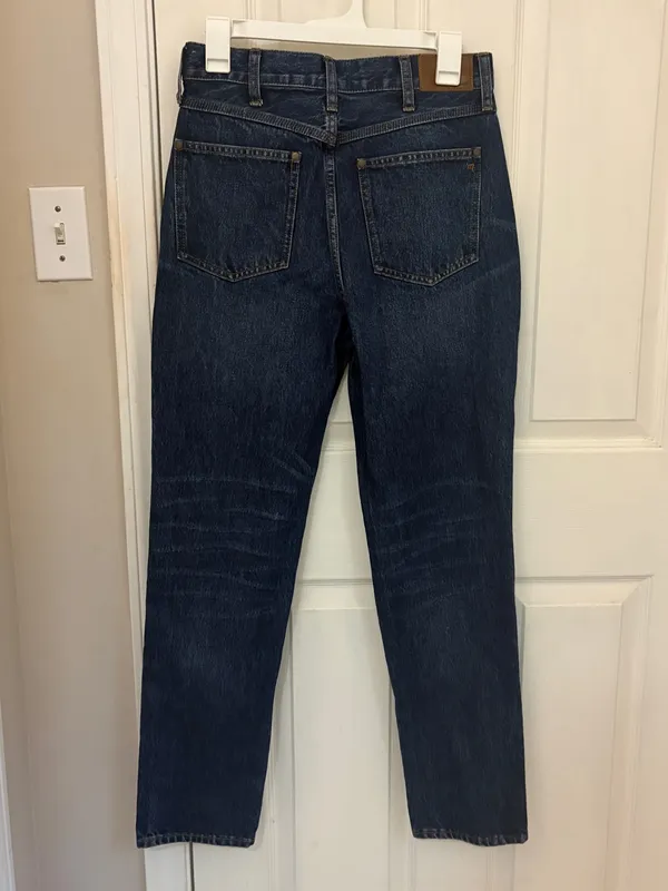 NWOT Madewell The Perfect Vintage Full Length High Ride Jean in Dark Wash - Image 5