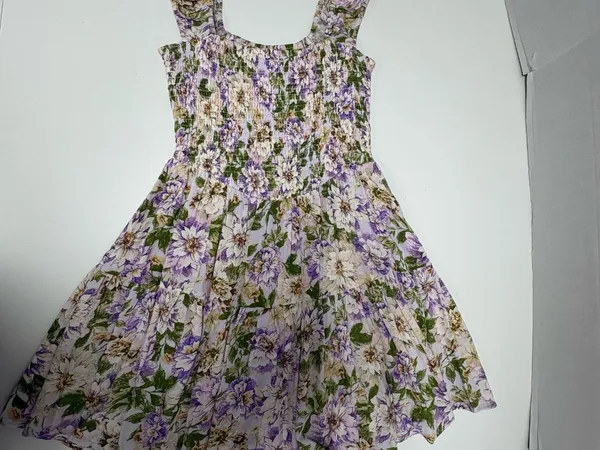 Sky to Moon Purple Floral Mini Dress - Size‎ S. - Image 5