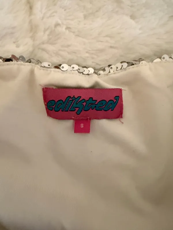 Edikted Sequin Mini Skirt - Image 2