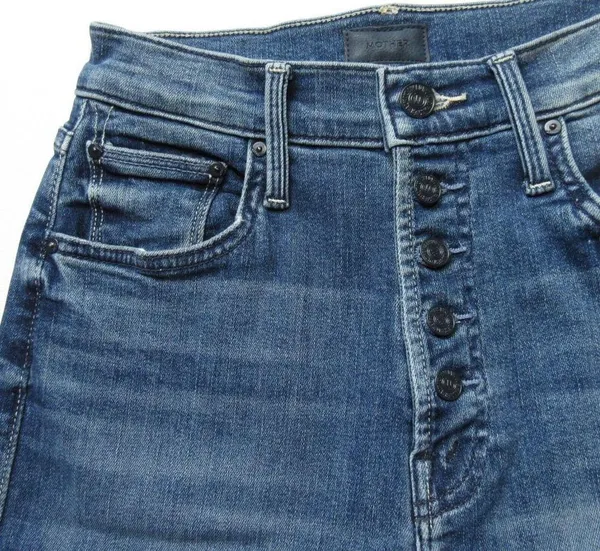NWT Mother Pixie Tomcat Ankle in Daytime Warrior Straight Stretch Jeans 25 - Image 3